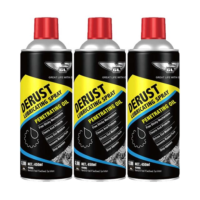 Aerosol Lubricant Spray Deep Cleaning Rust Proofing For Car