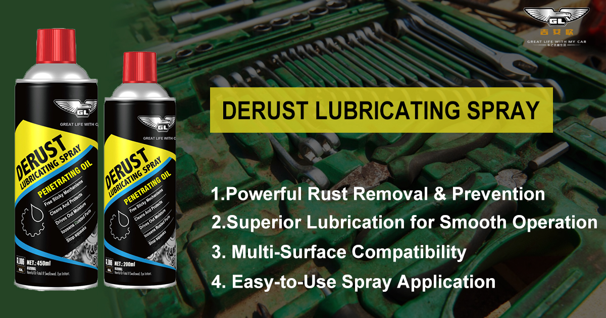 GL derust lubricating spray